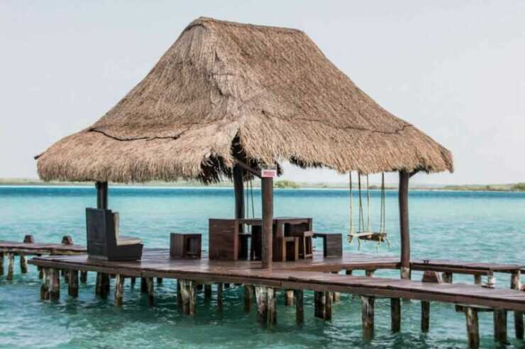 Bacalar Lagoon of Seven Colors