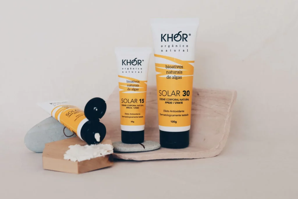 protetor solar biodegradável khor