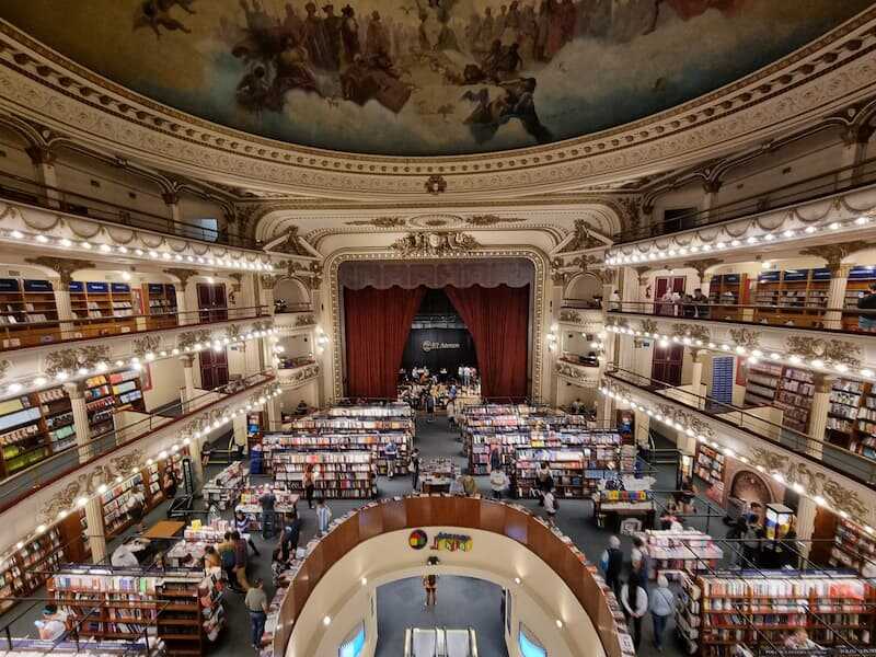 Livraria El Ateneo Splendid - o que fazer em Buenos Aires com chuva