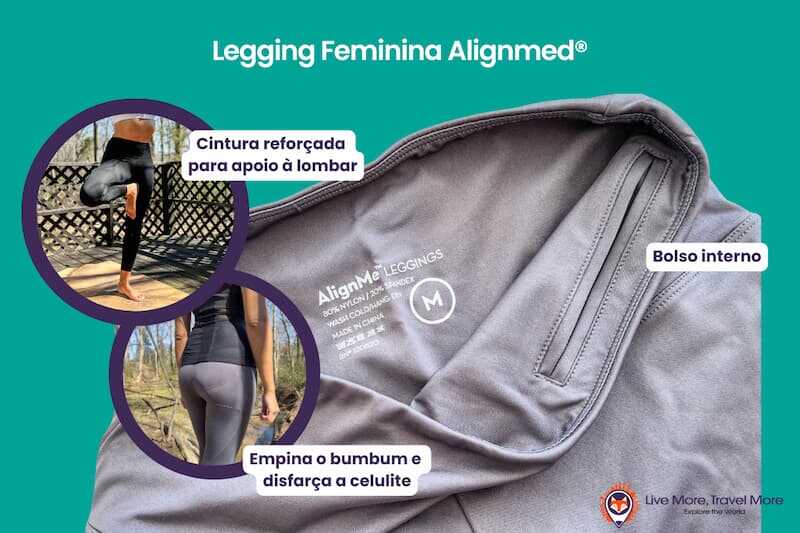 Legging postural cuporte lombar AlignMed